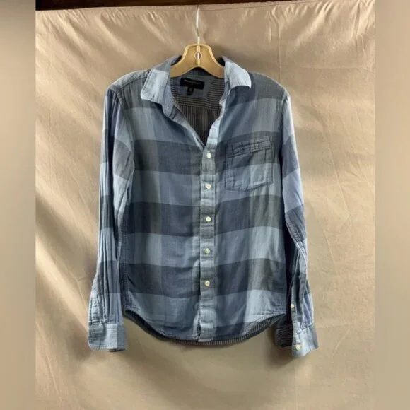 Banana Republic Long Sleeve Untucked Fit Blue XS - Picture 1 of 4